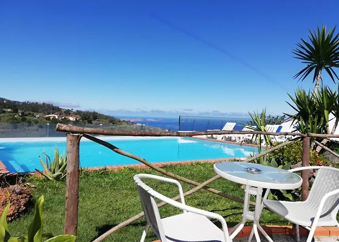 Ocean Heated Pool&jacuzzi View Violet Santa Cruz (Madeira)